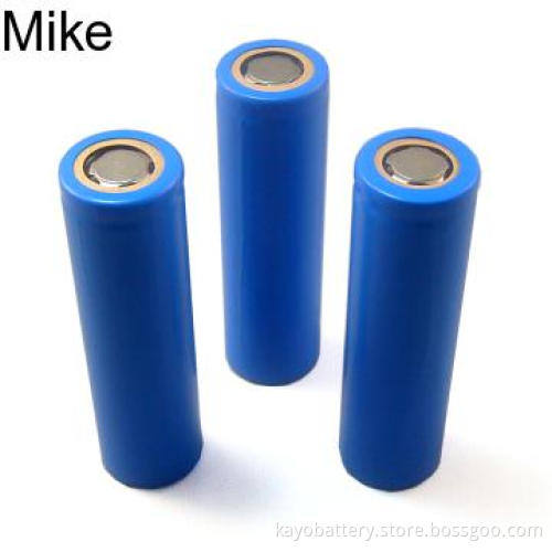 rechargeable 18650 Lithium Ion Battery, with 1400-2600mAh, 500 times